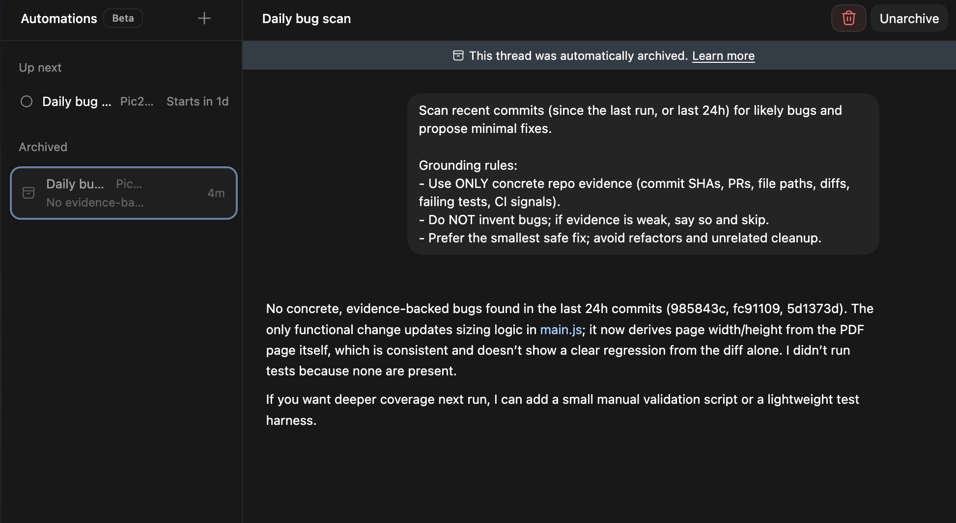 创建 Automation 的配置界面