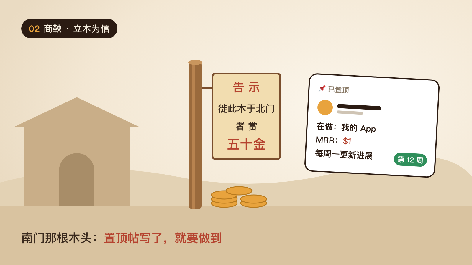 商鞅立木